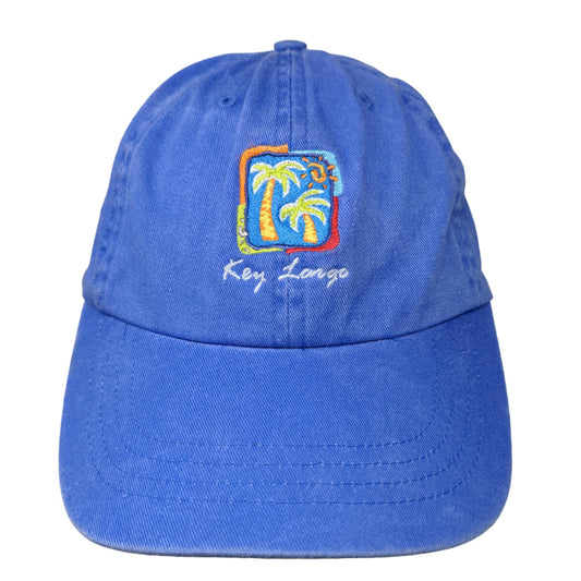 Ouray Men's Strapback Hat Blue Adjustable Embroidered Key Longo Hat Cotton