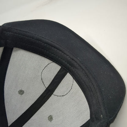 Oracle Lighting Snapback Hat Gray Black One Size Flat Brim Logo Patch Two Tone