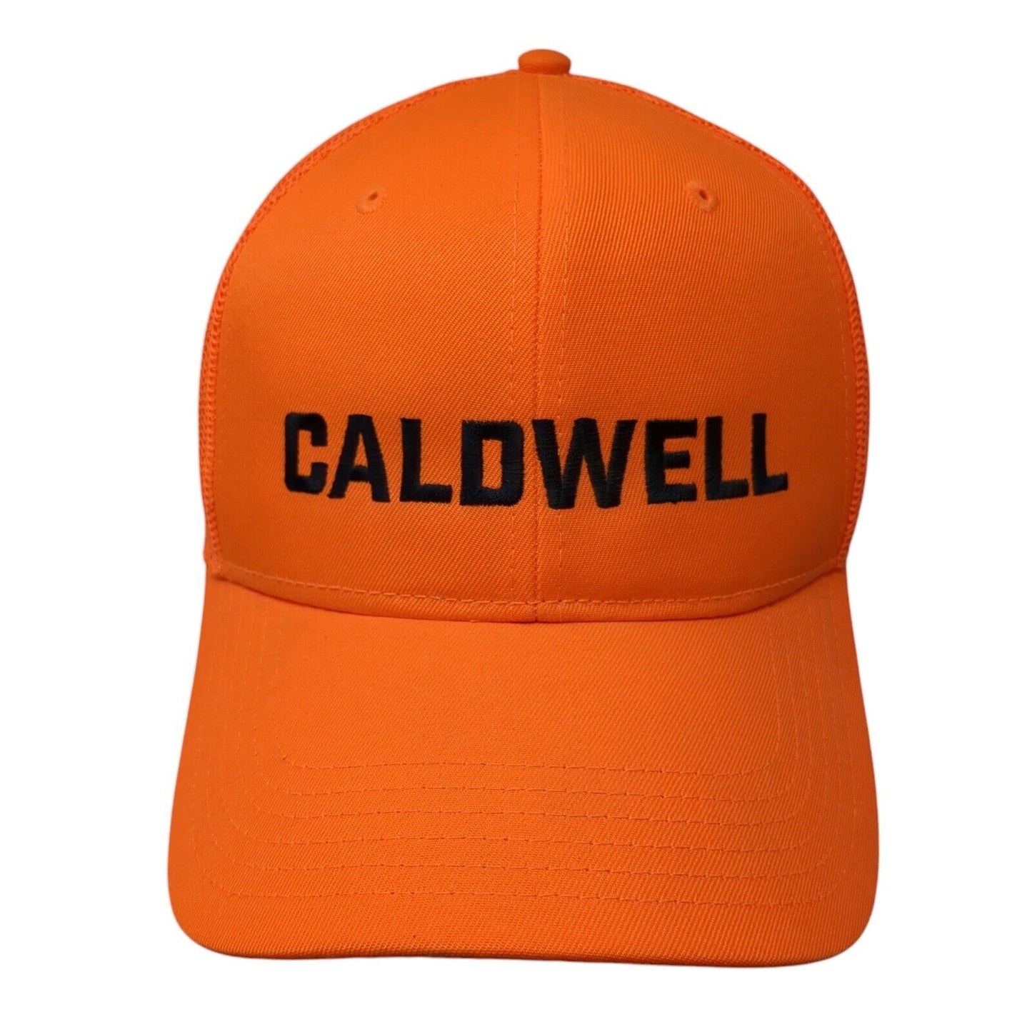 Caldwell Snapback Trucker Hat Orange One Size Adjustable Mesh Back Otto