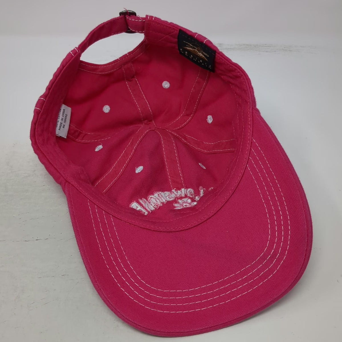 Park Mountain Baseball Cap Pink One Size Yellowstone Flower Contrast Stitching