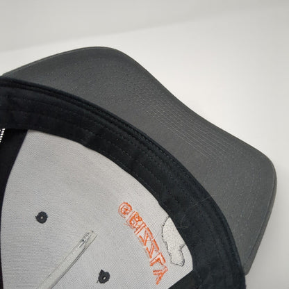 Grizzly Bear Snapback Mesh Back Trucker Hat Gray One Size Richardson