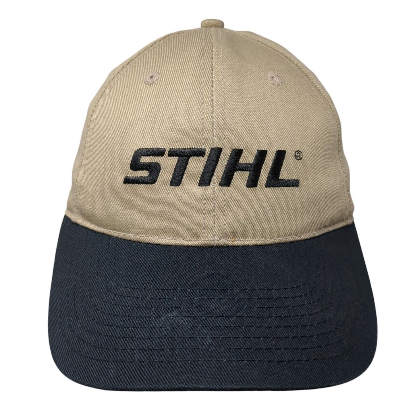 STIHL Outfitters Strapback Baseball Cap Brown One Size Adjustable Embroidered
