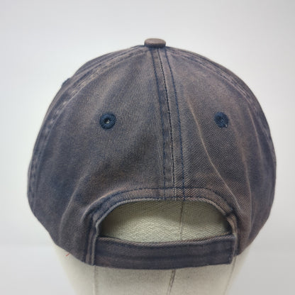 Destin Florida Strapback Hat Blue One Size Adjustable Embroidered