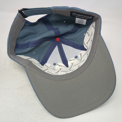 Imperial Baseball Cap Blue One Size AJGA Low Profile Recycled Polyester Hat