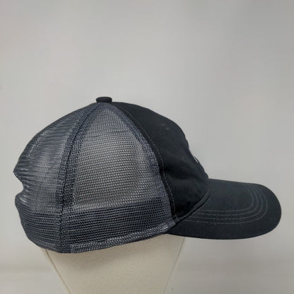 Mana Snapback Trucker Hat Black One Size Embroidered Port Authority