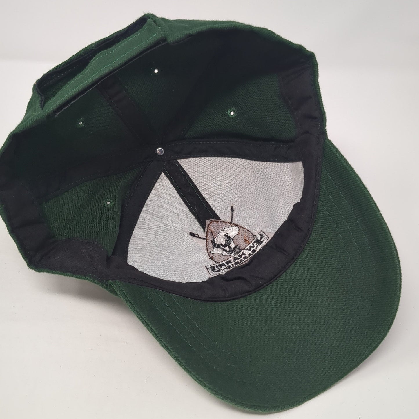 Lew Harris Safaris Strapback Baseball Cap Green One Size Adjustable Embroidered