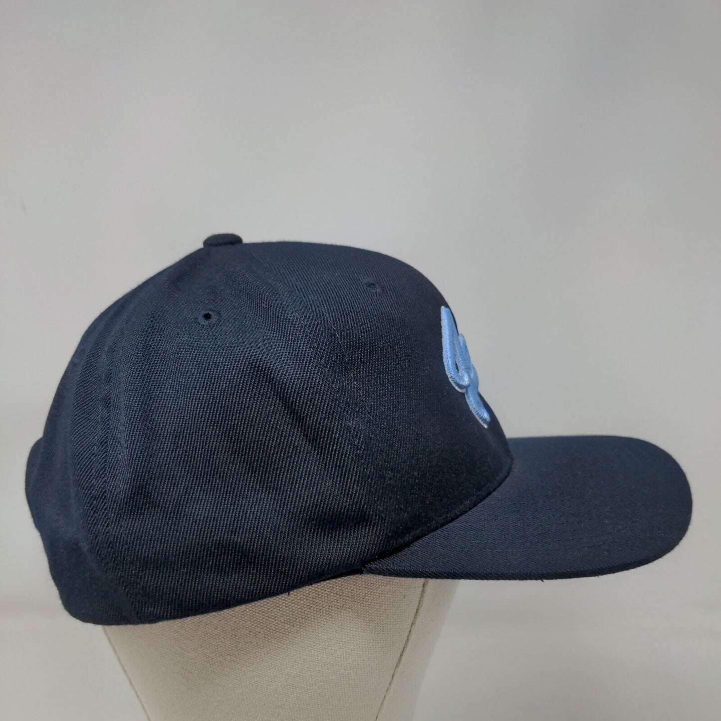 Jax Snapback Hat Blue One Size Embroidered Adjustable 6 Panel Zephyr