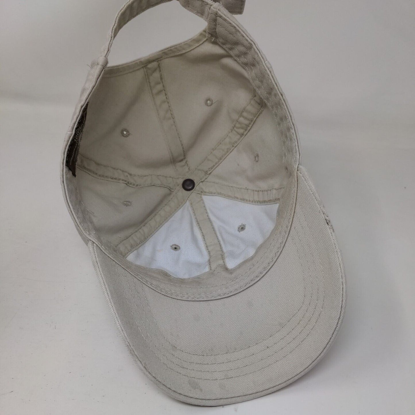 I Need A Hug Slideback Hat Tan OSFM Adjustable Embroidered Vent Holes