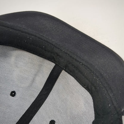 Staple Snapback Black One Size Script Logo Embroidery Thread Beast Cotton Hat
