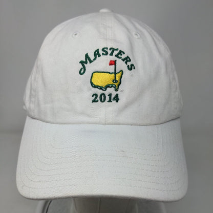 Masters 2014 Slideback Hat White One Size Embroidered American Needle