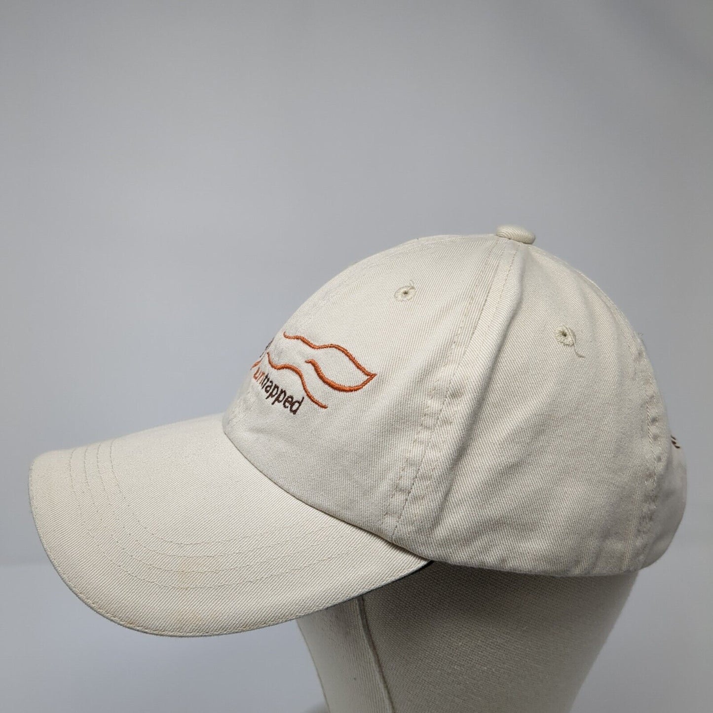 Wyoming Untrapped Strapback Hat Tan One Size Adjustable Port Authority