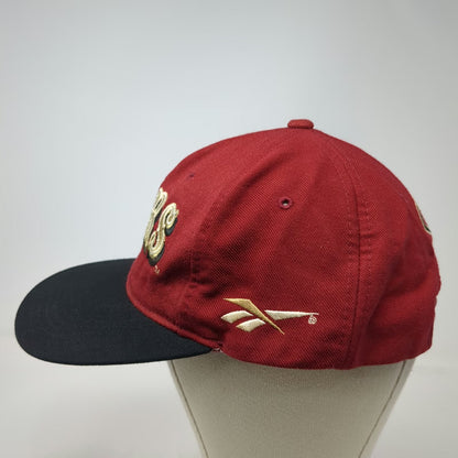 Reebok San Francisco 49ers NFL Snapback Hat Red Black 50th Anniversary Vintage