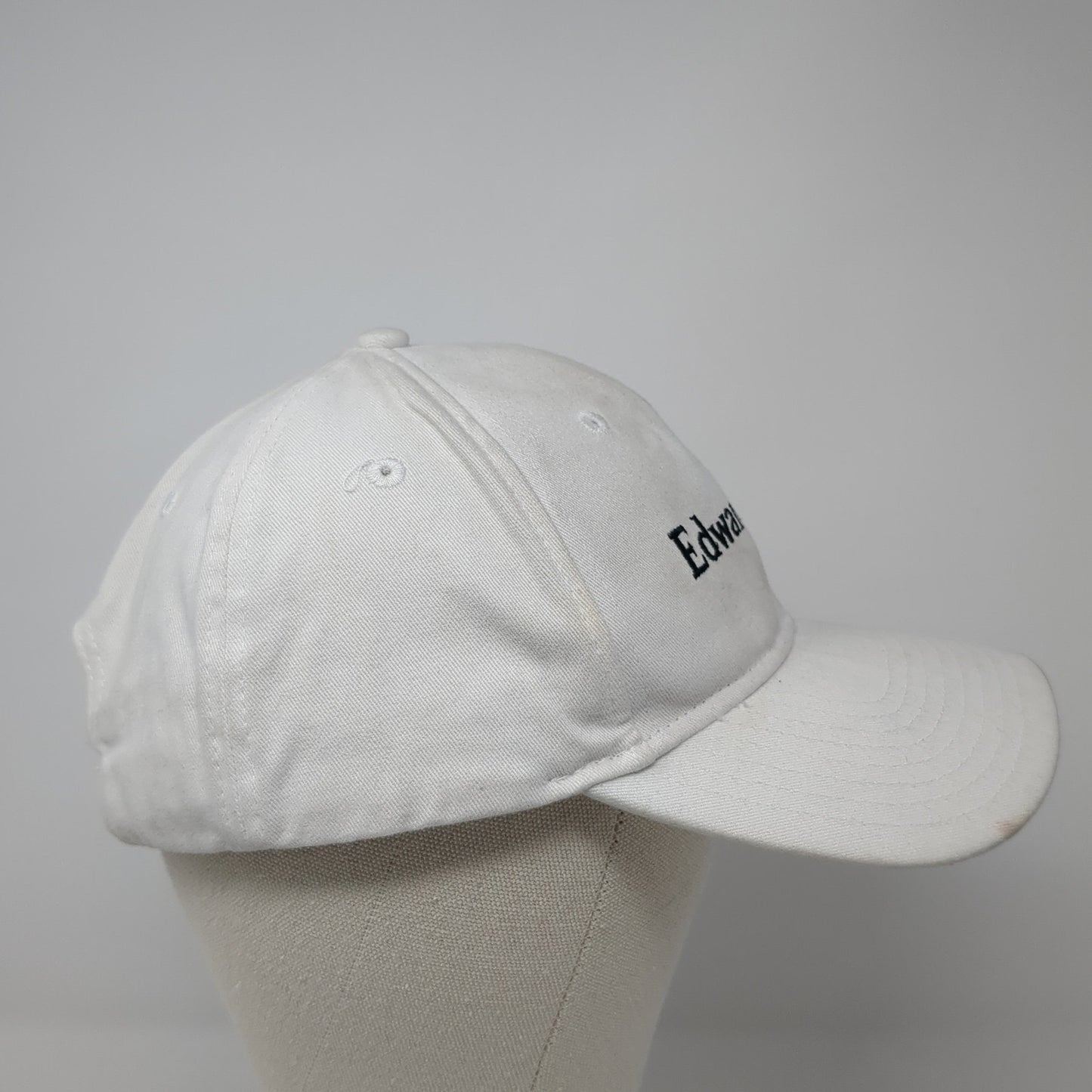 Edward Jones Slideback Baseball Cap White One Size Adjustable Cap America