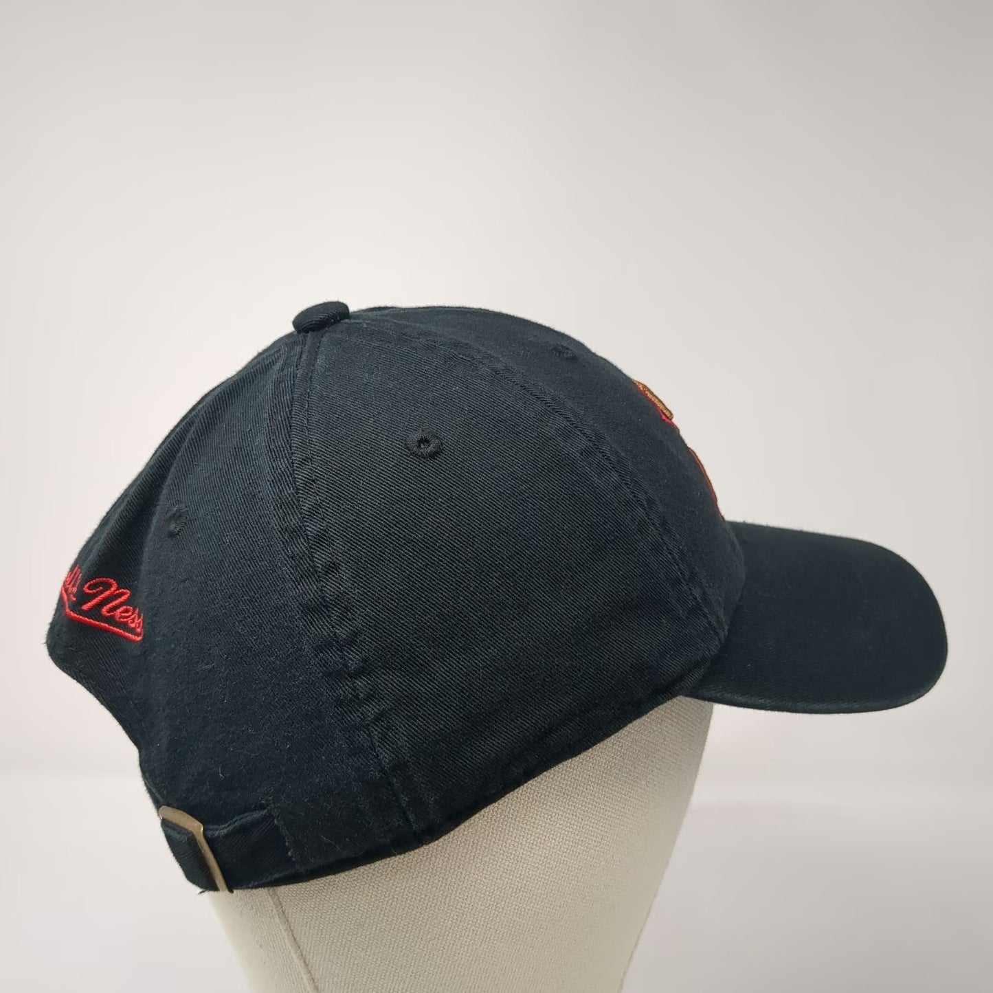 Mitchell & Ness Philadelphia 76ers NBA Black One Size Cap Hat Hardwood Classics