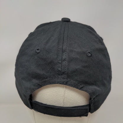 Pizza Hut Strapback Hat Black OSFA Adjustable Embroidered Employee Crew Cap