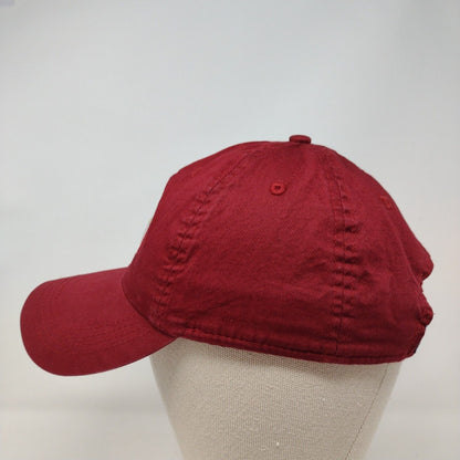Mile High Marina McCall Idaho Strapback Hat Red OS Classic Cut Ahead Lightweight