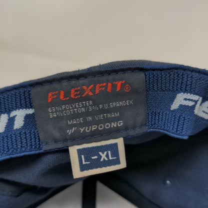 Flexfit Men's Fitted Hat Blue Size L/XL Embroidered Asphalt Army Logo