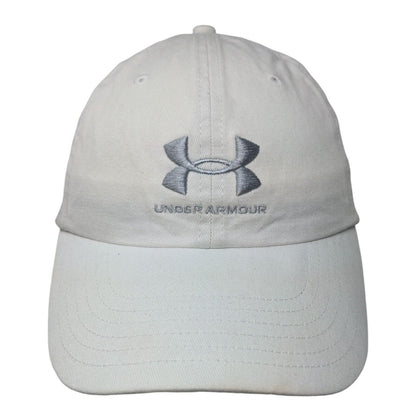 Under Armour Women's Slideback Hat White OSFM Embroidered 6 Panel