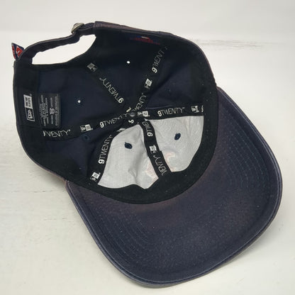 New Era Boston Red Sox MLB Baseball Cap Blue One Size White Adjustable Strap Hat