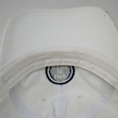 Life is Good Baseball Cap White One Size Slideback Cotton Graphic Patch Hat