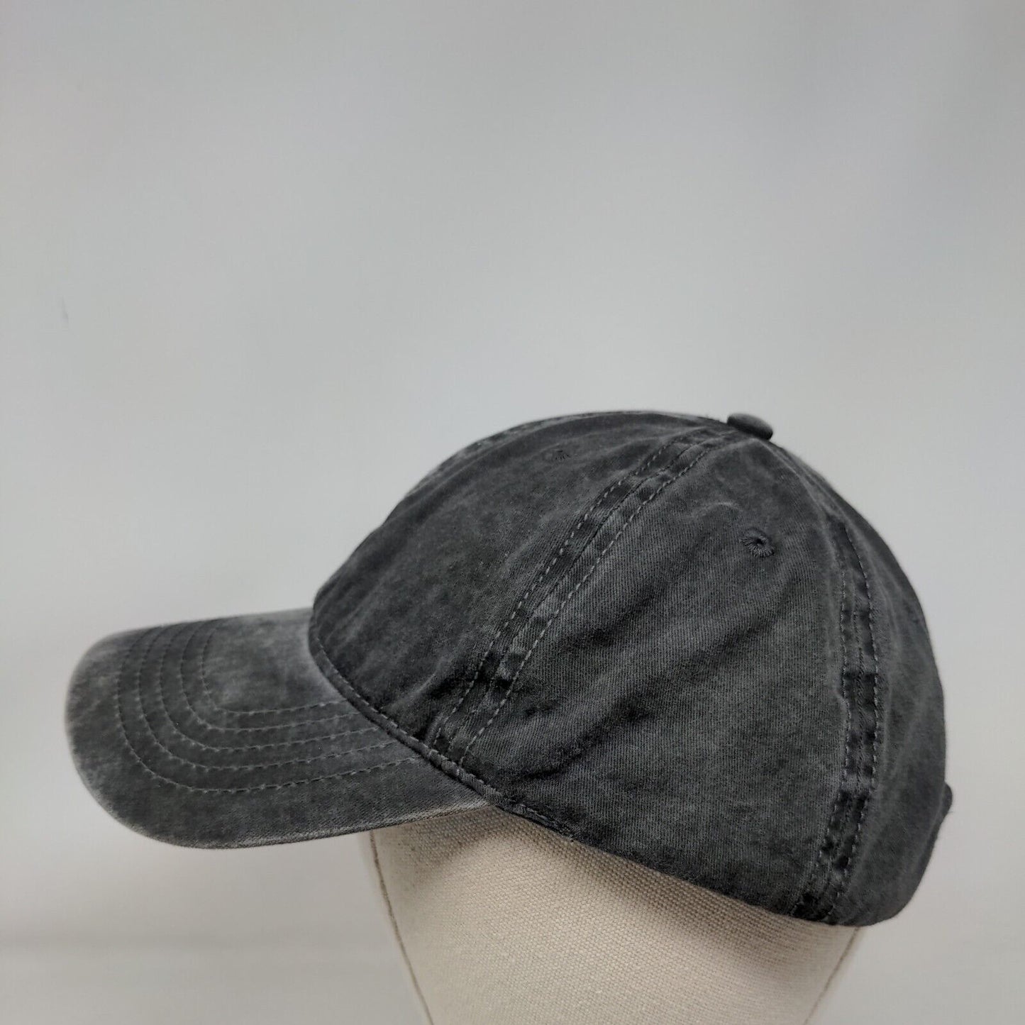 Unbranded Slideback Hat Gray OSFM Solid Adjustable 6 Panel Blank
