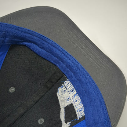 Richardson Trucker Hat Gray Blue One Size Mesh Snapback Seid Crane Service