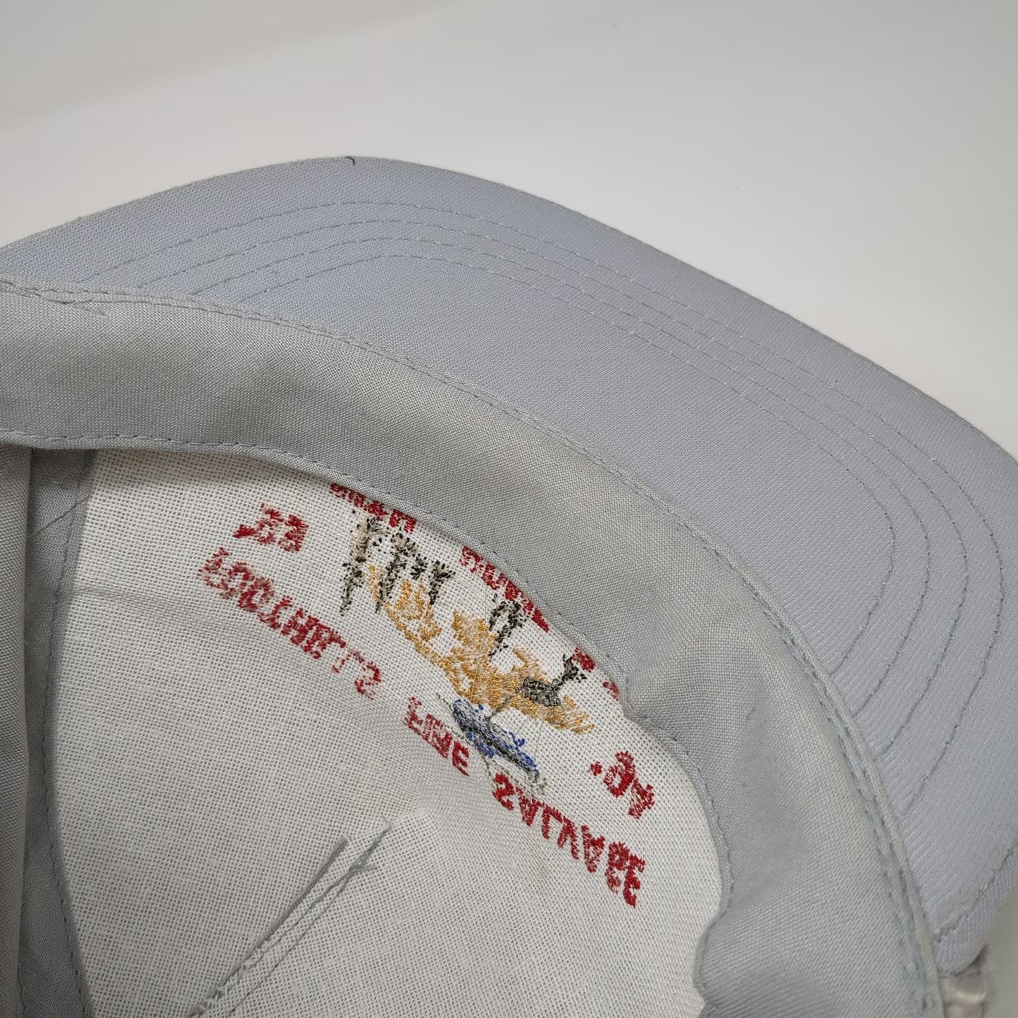 Yupoong Trucker Gray Vintage 1991 Rope Snapback Forest Fire Salvage B.N.F. hat