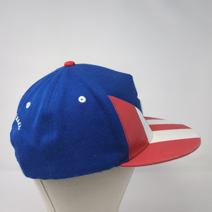 Puerto Rico Flag Boricua Snapback Cap Multicolor One Size Adjustable Patriotic