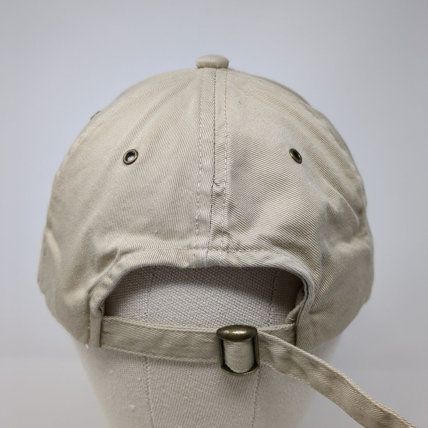 Idaho State Track 2005 Slideback Hat Tan One Size Embroidered USA Flag