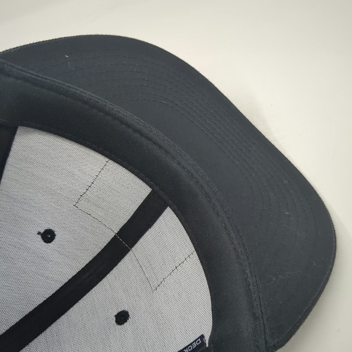 Decky Snapback Hat Black One Size Hawaii Flag Aloha Culture Maui Built Flat Brim