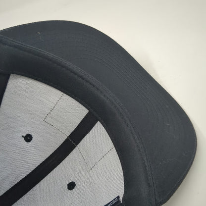 Decky Snapback Hat Black One Size Hawaii Flag Aloha Culture Maui Built Flat Brim