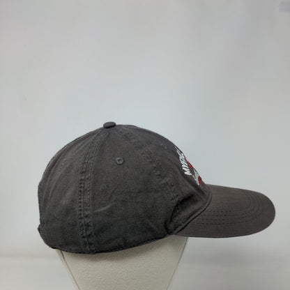 Myrtle Beach South Carolina Slideback Hat Gray One Size Embroidered