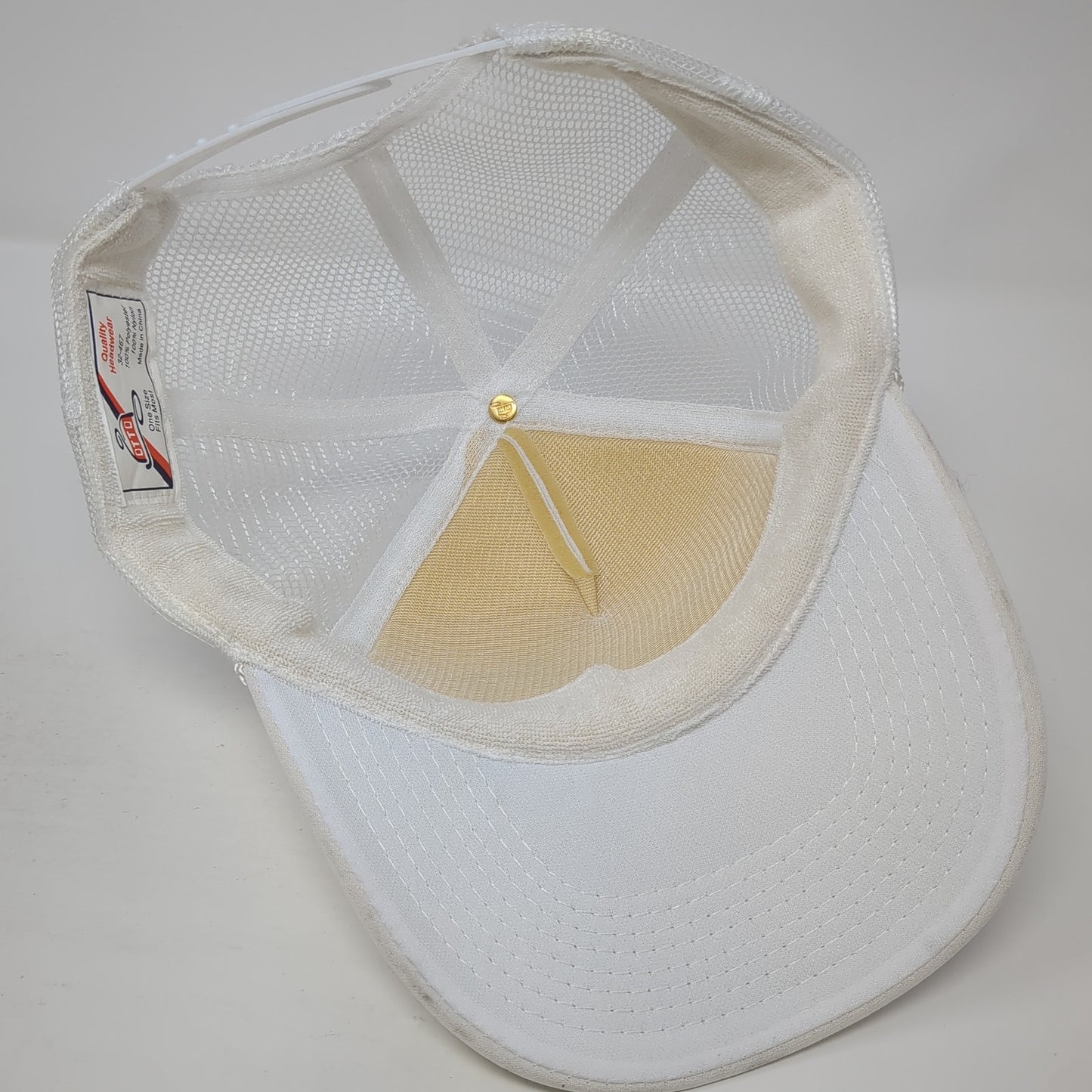 Hick Chick Snapback Rope Trucker Hat White One Size Mesh Back Otto