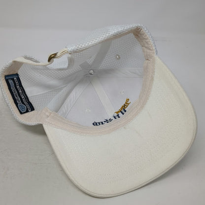 Cap America Baseball Cap White One Size Miller Lite Mesh Slideback Golf Hat