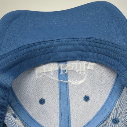 Sport-Tek Baseball Cap Blue One Size Adjustable Strapback Polyester Logo Hat