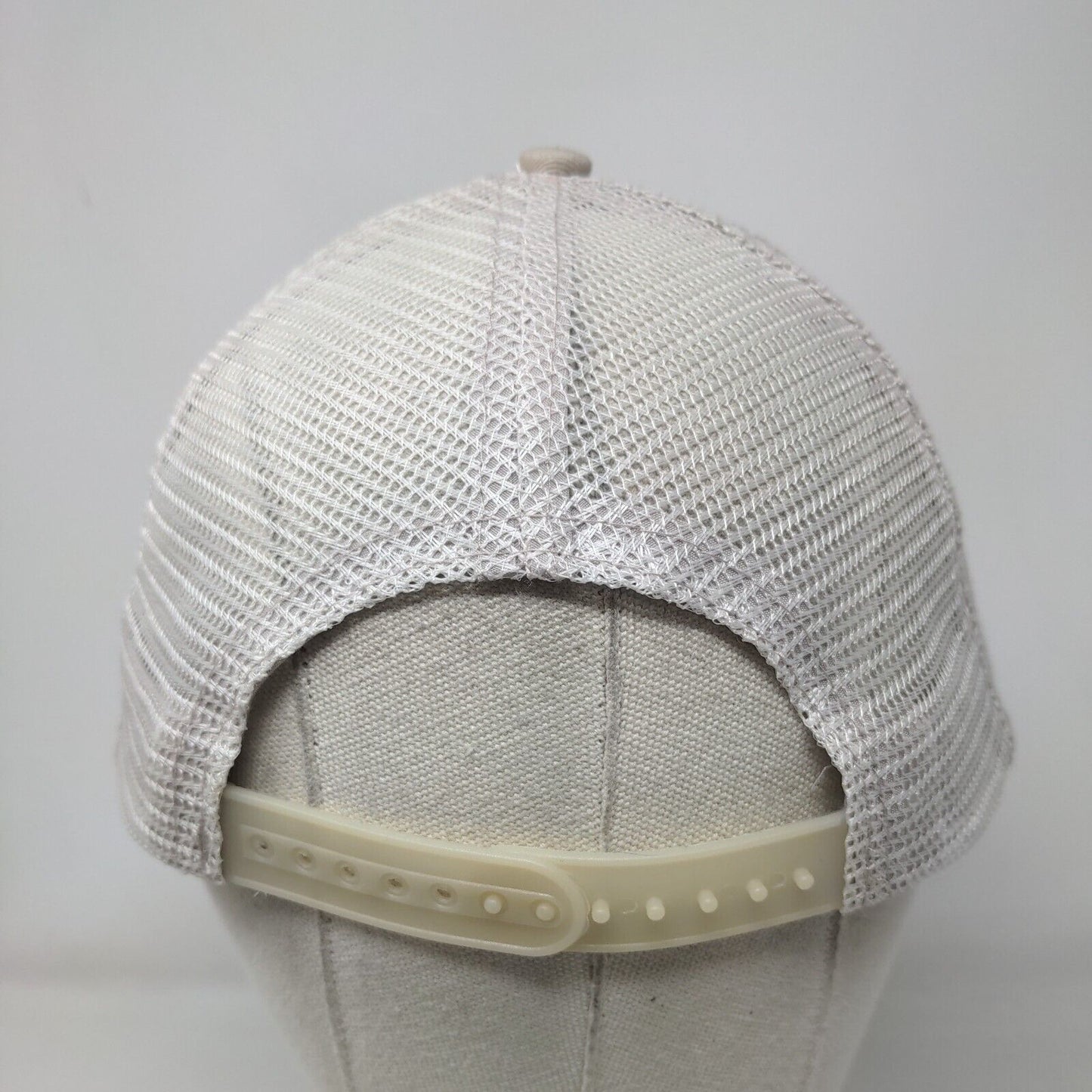 Waikoloa Plaza Village Hawaii Snapback Trucker Hat Tan OSFA Adjustable Hit Wear