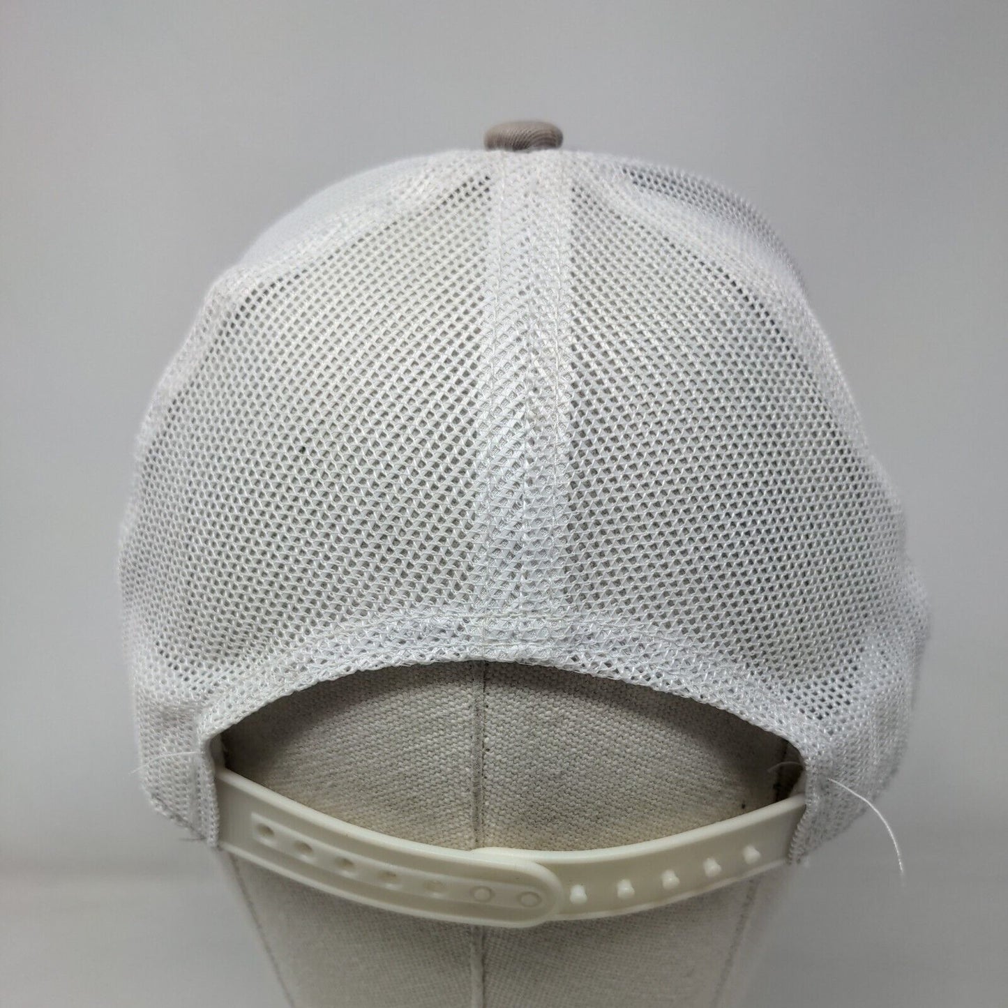 Mossy Oak Fishing Snapback Mesh Back Trucker Hat Tan OSFM Outdoor Cap