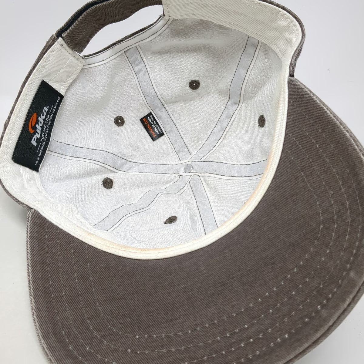 Pukka Baseball Cap Brown One Size Tamarack Resort Est 2004 Strapback Cotton Hat