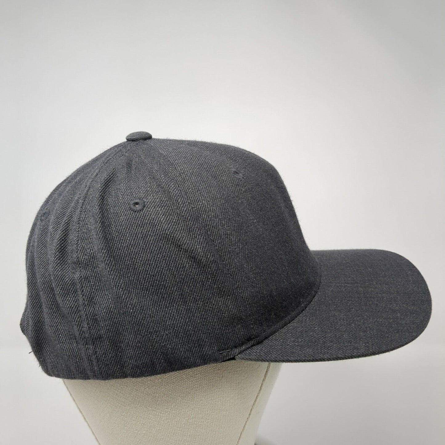 WP+ Snapback Hat Gray One Size Adjustable Solid The Classics Yupoong