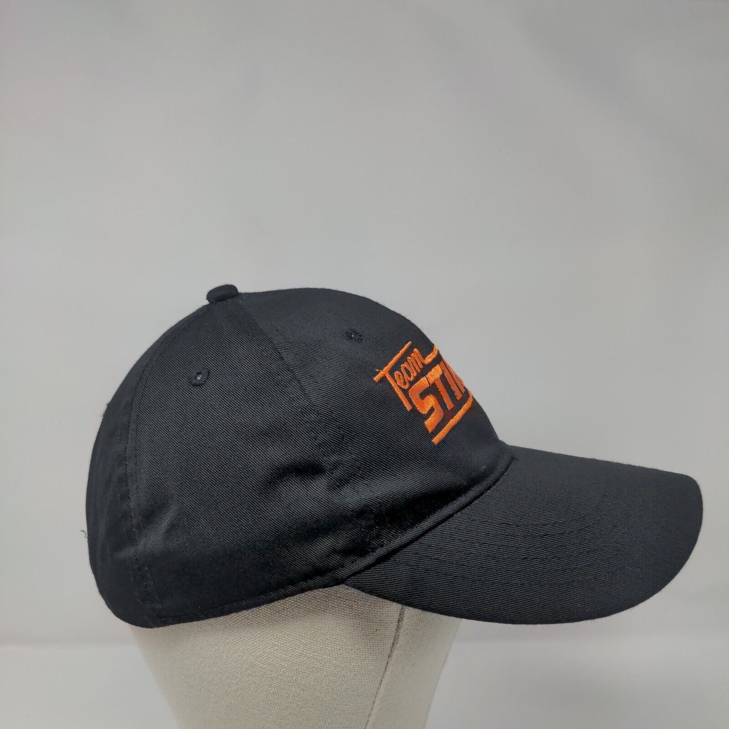 Team STIHL Snapback Hat Black One Size Embroidered Solid 6 Panel