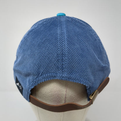 Stanley Baking Co. Slideback Hat Blue One Size Corduroy Leather Strap