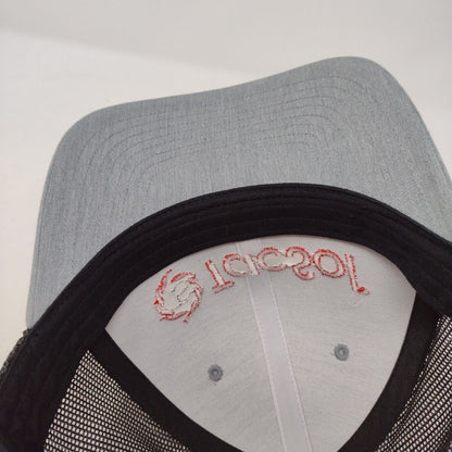TacSol Snapback Trucker Hat Gray OSFA Mesh Back Colorblock Richardson