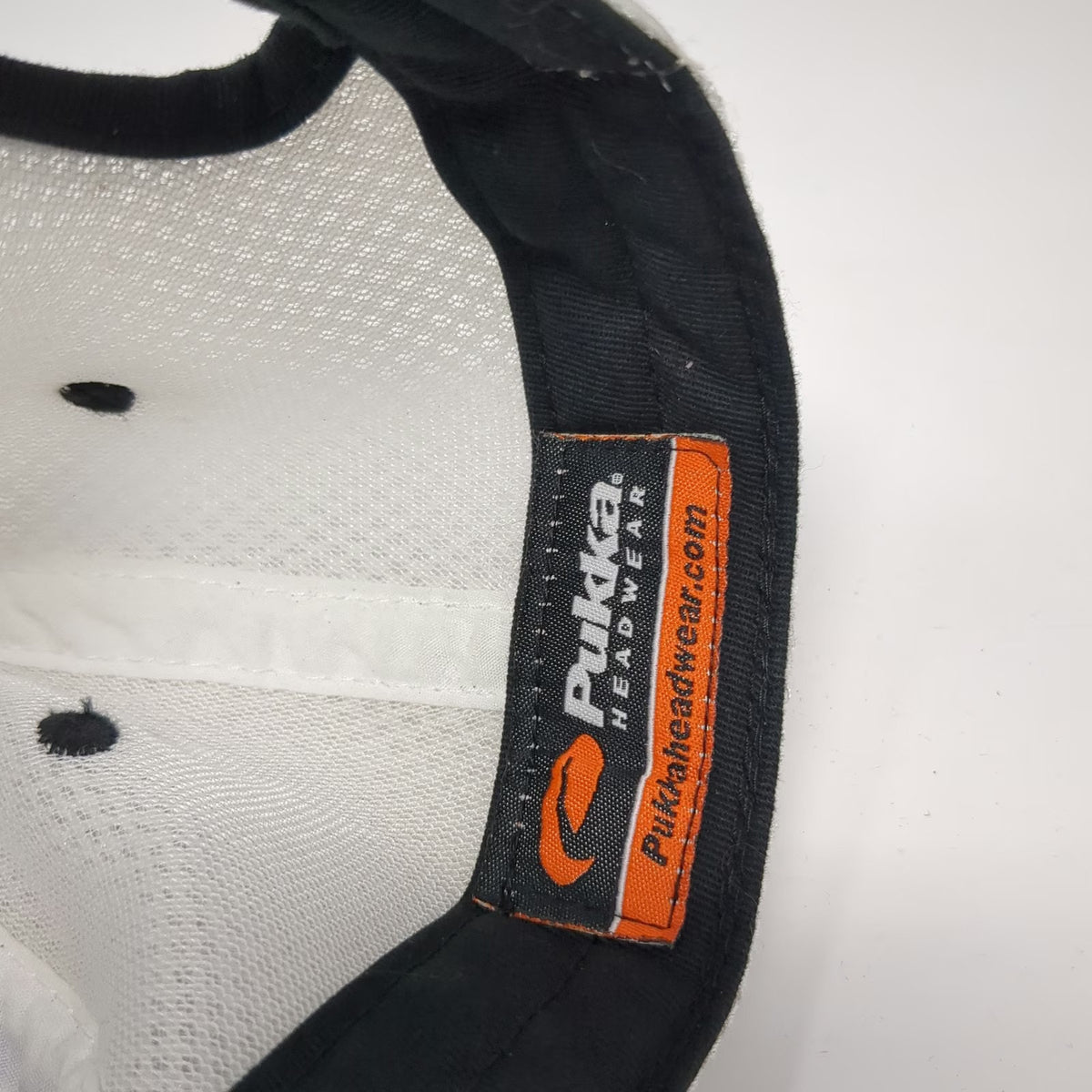 Pukka Baseball Cap Black One Size Pinehurst 1895 Golf Mesh Back Strapback Hat