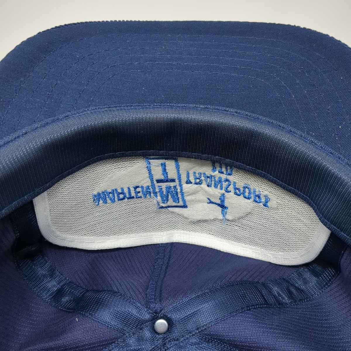 Designer Award Headwear 5 Panel Blue One Size Snapback Corduroy Braided Rope Hat