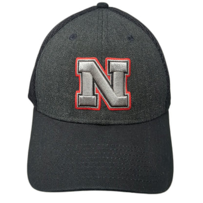 Nebraska Cornhuskers NCAA New Era Hat Black XL Mesh Back 39THIRTY Stretch Fit