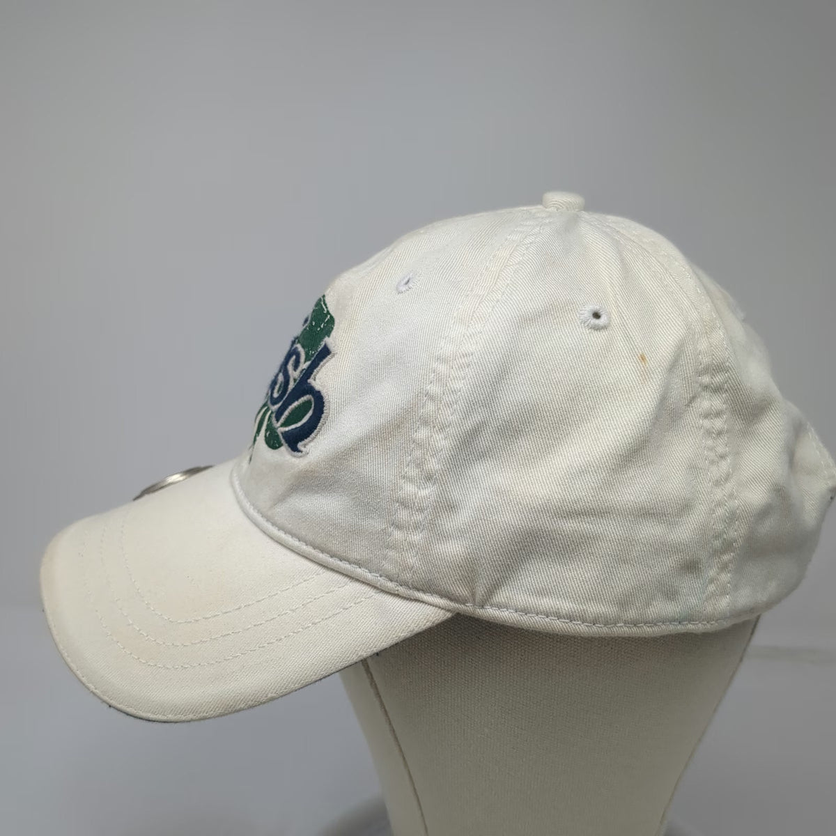 HYP Baseball Cap Beige One Size Irish Shamrock Bottle Opener Embroidery Hat