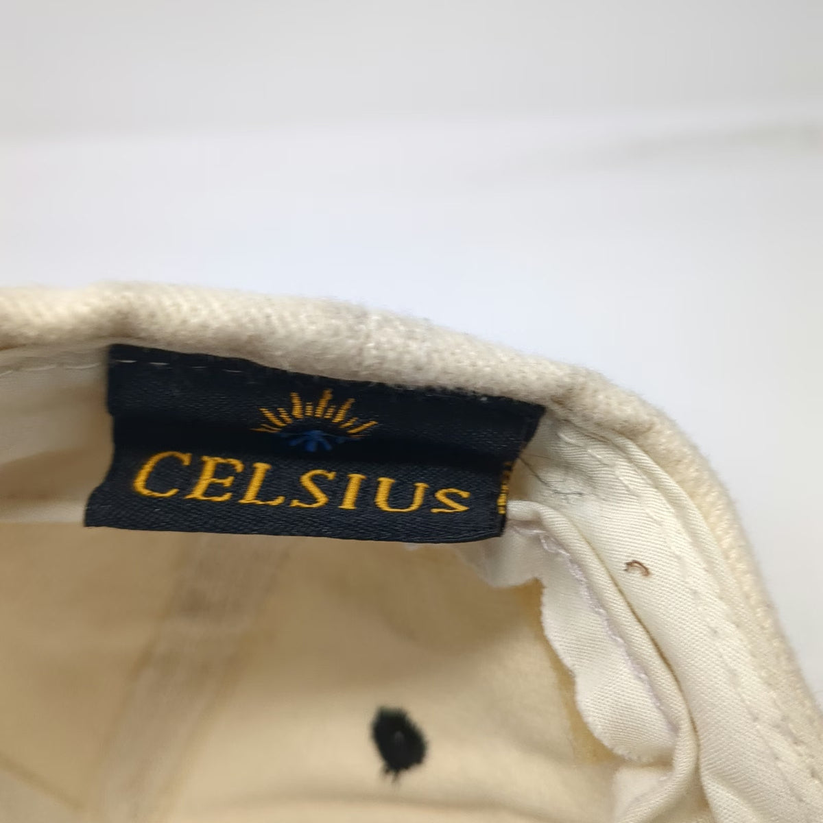 Celsius Baseball Cap Beige One Size Halifax Canada Strapback Two Tone Hat