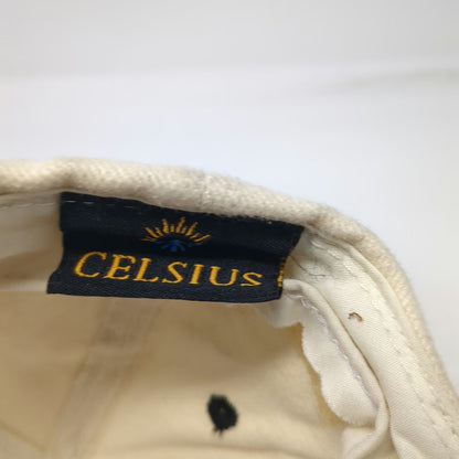 Celsius Baseball Cap Beige One Size Halifax Canada Strapback Two Tone Hat