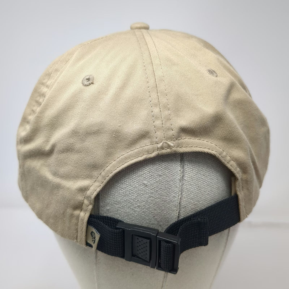 Mountain Hardwear 5 Panel Beige OSFM Strapback Embroidered Logo Nut Graphic hat