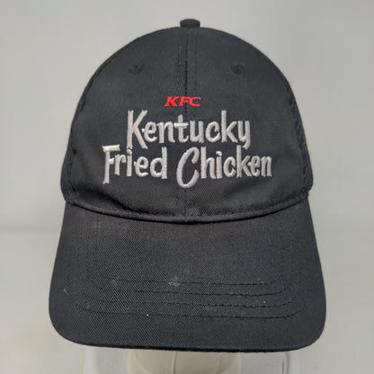KFC Kentucky Fried Chicken Strapback Trucker Hat Black OS Mesh Back Crew Cap